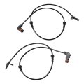 Abs Speed Sensors For Mercedes Benz C300 2008 2009 Front Driver And Passenger Side Pair Female Connector Pin Type With Wiring 