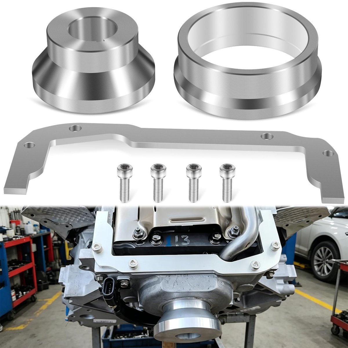 Billet Front And Rear Cover Alignment Tool Oil Pan Kit