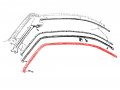 Auto Krafters Compatible Replacement For Roof Rail Weatherstrips Lh And Rh Rubber Seal Pair 1967 Ltd 2-door Fastback Body Style