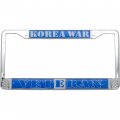 Korean War Veteran Chrome License Plate Frame 
