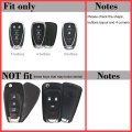 Key Fob Cover Keychain For Chevrolet Chevy Malibu Camaro Trax Traverse Sonic Cruze Volt Equinox Trailblazer