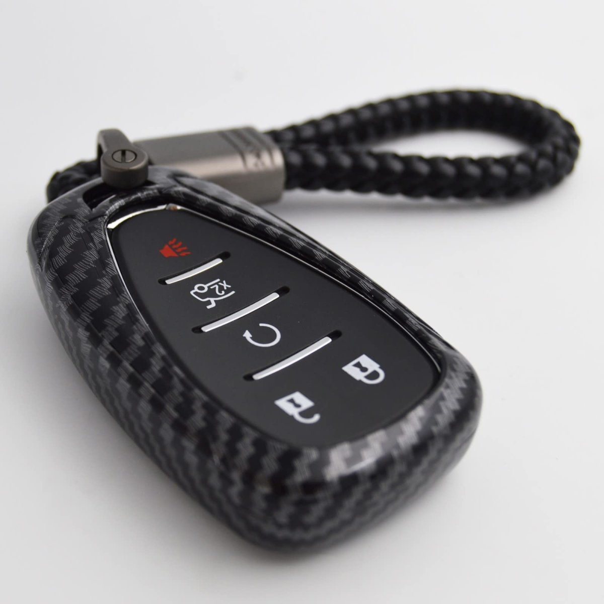 Key Fob Cover Keychain For Chevrolet Chevy Malibu Camaro Trax Traverse Sonic Cruze Volt Equinox Trailblazer