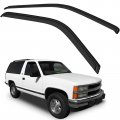 Aintier Side Window Deflectors Sun Rain Guards Set Fit For 1992-1994 Chevy Blazer 2 Pcs Black