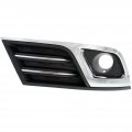 Chevy Traverse Fog Light Cover 2013 To 2017 Passenger Side Textured Black With Chrome Trim Dot Sae Compliance Gm1039150 