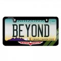 Ipick Image Made For Jeep Trailhawk Green Stripe Black Metal License Plate Frame
