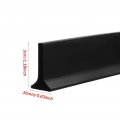 Silicone Water Dam Shower Barrier Stopper Bathroomproof Strip Water Retaining Bendable Door Bottom Sealing 150cm Transparent