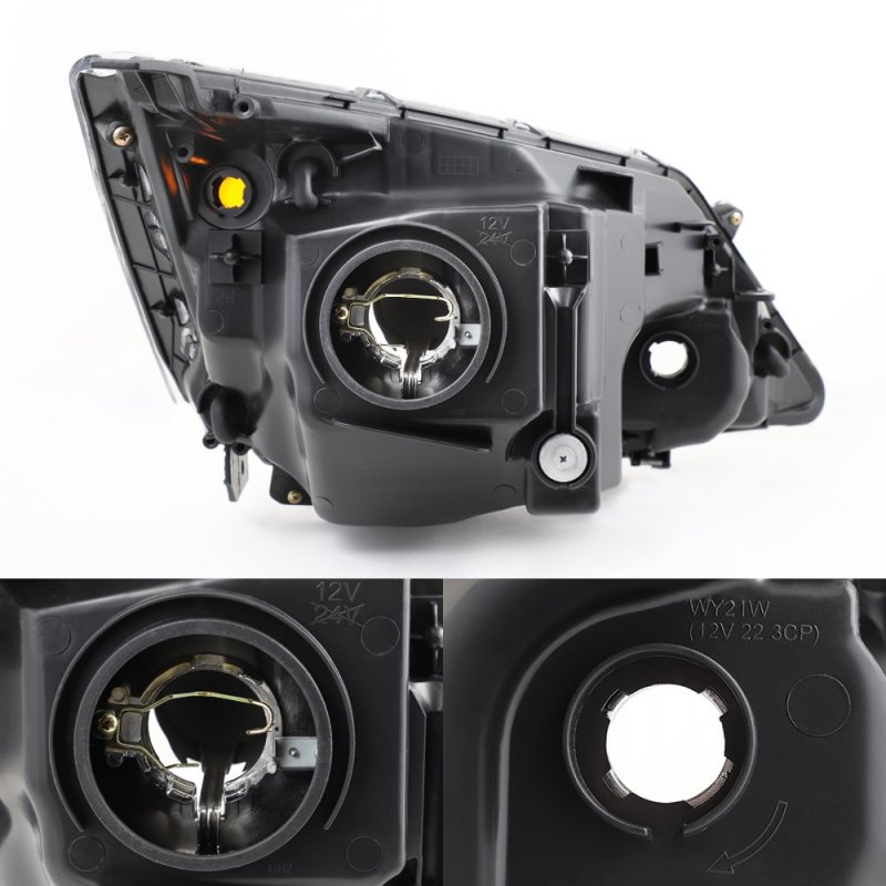 Akkon For 2007 2008 2009 2010 2011 Honda Crv Cr-v Driver Left Side Headlights Headlamp Replacement