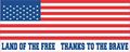 Stickertalk Land Of The Free Thanks To Brave Magnet 10 Inches By 4 