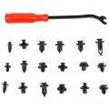 Ocpty 16sizes Fender Clips Auto Car Nylon Trim Panel Black And Plastic