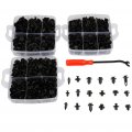 Ocpty 16sizes Fender Clips Auto Car Nylon Trim Panel Black And Plastic