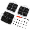Ocpty 16sizes Fender Clips Auto Car Nylon Trim Panel Black And Plastic