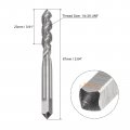 Uxcell Spiral Flute Taps 1 4-28 Unf 2b High Speed Steel Hss Uncoated Machine Thread Milling Threading Screw Tap 3 Flutes