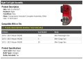 Right Passenger Side Halogen Tail Light Assembly With Bulbs For 2013-2021 Nissan Nv200