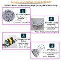 Jsvsal 2-pack Dimmable Mr16 Gu10 Base Led Light Bulb 120-volt Green 6-watt 50-watt Equivalent Aluminum Casing 40-degree Spot