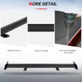 Universal Aluminum Rear Spoiler Wing Matte Black Adjustable Clamp Type Trunk For Sedan Cars Bolt On Aerodynamic Racing