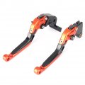 Al-mart Motorcycle Adjustable Folding Extendable Brake Clutch Levers Set Compatible With Apri-lia Pegaso 650 2005-2010