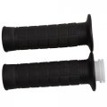 Mc Mp Black Handle Grips For Motorcycle Atv Dirt Bike Go Kart Pit Dune Buggy 4 Wheeler 