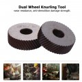 Villcase Knurling Wheel Cutter Diagonaling Tool Linear Pitch Mechanics Mechanics Tools Straight Dual Knurl Tool Knurl Lathe