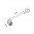 Uxcell 22mm Metric L Shaped Angled Open Hex 6 Point Socket Wrench