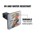 Graphics More Surprise Attack Pin Up Girl Missile Tow Trailer Hitch Cover Plug Insert