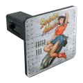Graphics More Surprise Attack Pin Up Girl Missile Tow Trailer Hitch Cover Plug Insert