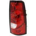 Tail Light Passenger Side For Chevy Silverado 1500 2500 Hd 2003 2004 2005 2006 Clear And Red Lens Gm2801174 19169005 