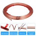Uxcell Flexible Molding Trim Self Adhesive 10ft X 0 31inch Peel And Stick Metallic Mirror Frame Pvc Metal For Wall Car Door