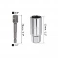 Uxcell 21mm Spark Plug Socket Set 3 8 Drive 6 Point Deep Thin Wall With Hex Shank Power Drill Adapter
