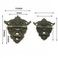 Veemoon 10pcs Retro Chest Locks And Latches Suitcase Clasp Antique Hasps Decorative Cabinet Hasp