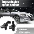 X Autohaux Transmission Speed Sensor Car Replacement For Chrysler 200 2011-2014 5078554aa 2 Pins Plastic Metal Black 3 Pcs