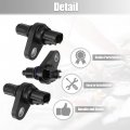 X Autohaux Transmission Speed Sensor Car Replacement For Chrysler 200 2011-2014 5078554aa 2 Pins Plastic Metal Black 3 Pcs