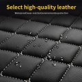 Fopxro Custom Making Car Floor Mats For 90 Model Luxury Leather All Weather Waterproof Anti-skid Full Coverage Liners White