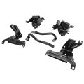 6pcs Front Bumper Bracket For 2007-2013 Gmc Sierra Chevy Chevrolet Silverado 1500 2500 3500 Outer Inner Support Steel Powder