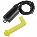 Caltric Ignition Coil W Spark Plug Boot Cap Compatible With Honda Rincon 680 Trx680fa 4x4 2006 2007 2008 2009 2010 2011 2012