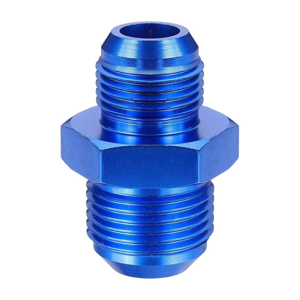 10an-12an Male Fuel Fitting Fit 5 8 1-1 16 Hole 1 97 Length Aluminum Straight Union Coupler Connector Hose Adapter For