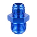 10an-12an Male Fuel Fitting Fit 5 8 1-1 16 Hole 1 97 Length Aluminum Straight Union Coupler Connector Hose Adapter For 