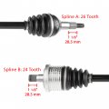 Caltric Rear Left And Right Cv Joint Axle Compatible With Can-am Canam Maverick 1000r 4x4 Xxc 14 15
