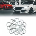 X Autohaux 20pcs Engine Oil Crush Washers Drain Plug Gaskets 18mm Id 23 9mm Od For Car