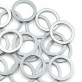 X Autohaux 20pcs Engine Oil Crush Washers Drain Plug Gaskets 18mm Id 23 9mm Od For Car