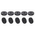 10pcs Flat Knurled Nut 4 -20 X 1 0 26 Thumbs Lock Adjusting Nuts Aluminum Alloy Female Wheel Nut Blacs Flat Knurled Nut 4 -20 X 