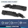Front Bumper Bracket Headlight Support Pair For Jeep Grand Cherokee 3 6l 5 7l 2014 2018 Black Part 68223469aa 68223470aa