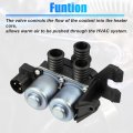 Uxcell No 64118375792 64111387319 64118391419 Engine Heater Control Valve Solenoid For Bmw 318i 1992-1999 318is