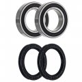 Niche Wheel Bearing Seal Kit For Suzuki Lt-230s 250 300e Z400 Kawasaki Kfx400 6008-2rs