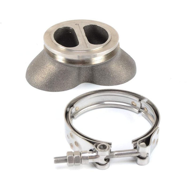 813444-0001 Turbine Inlet Adapter To V Band Twin Scroll Housings Gt30 35 3 In Diameter With Clamp