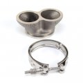 813444-0001 Turbine Inlet Adapter To V Band Twin Scroll Housings Gt30 35 3 In Diameter With Clamp