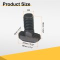 40pcs M8x16mm T Slot Drop-in Bolt Carbon Steel Hammer Head Bolts Shape Stud Sliding Screw For European Standard 40 Series