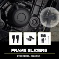 Motorcycle Cmx500 Rebel Parts 17-23 Cnc Aluminum Frame Slider Engine Guard Anti Crash Pad Fairing Falling Side Protector Kit