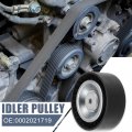 X Autohaux 0002021719 Car Accessory Drive Belt Idler Pulley Deflection Guide For Mercedes-benz C 250 2012-2015 Slk