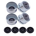 Aib2c Trailer Axle Dust Capi Trailer Hub Grease Cap With Plug 1 98 For Boat Rv Utility 4 Packs 