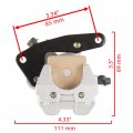 Caltric Front And Rear Brake Discs With Calipers For Yamaha Warrior 350 Yfm350x 1989
